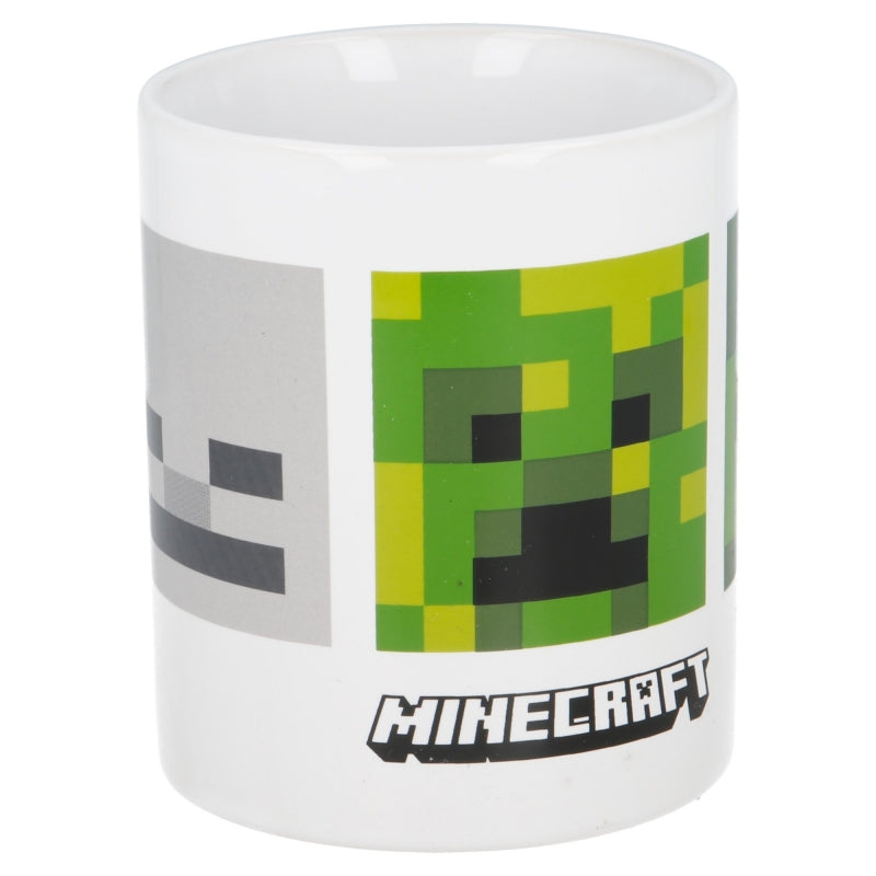 TAZA CERAMICA 325 ML EN CAJA REGALO MINECRAFT