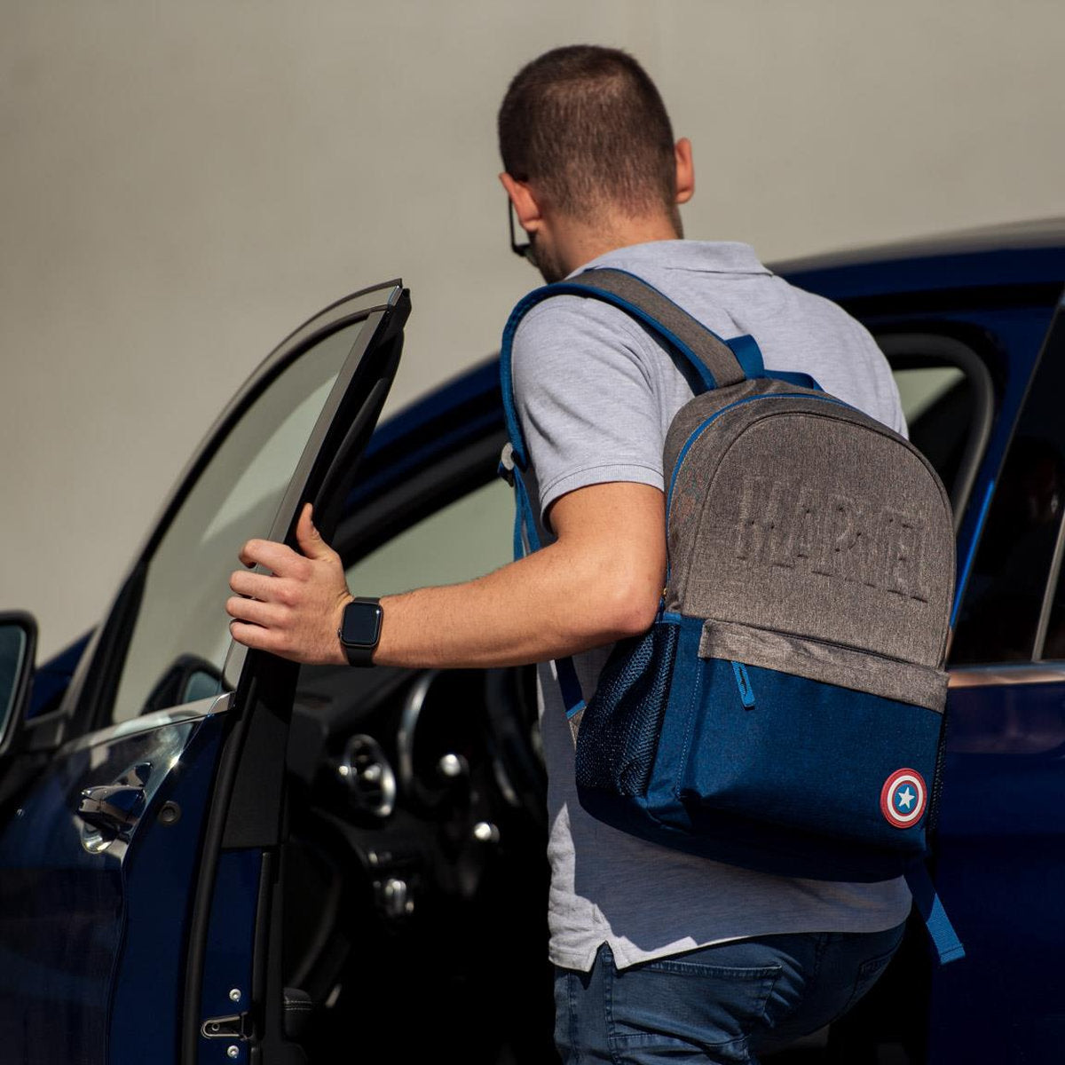 MOCHILA ESCOLAR AVENGERS CAPITAN AMERICA