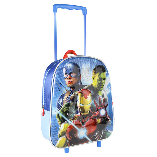 MOCHILA INFANTIL TROLLEY METALIZADA AVENGERS