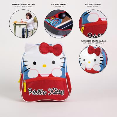 MOCHILA INFANTIL ESCOLAR HELLO KITTY
