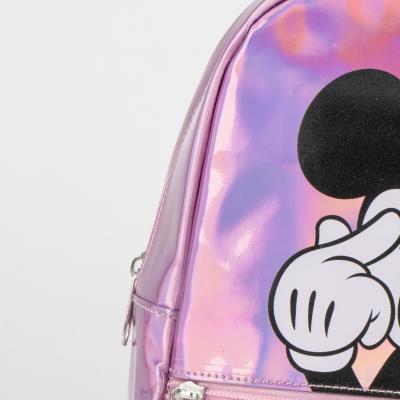 MOCHILA CASUAL IRIDISCENTE MINNIE