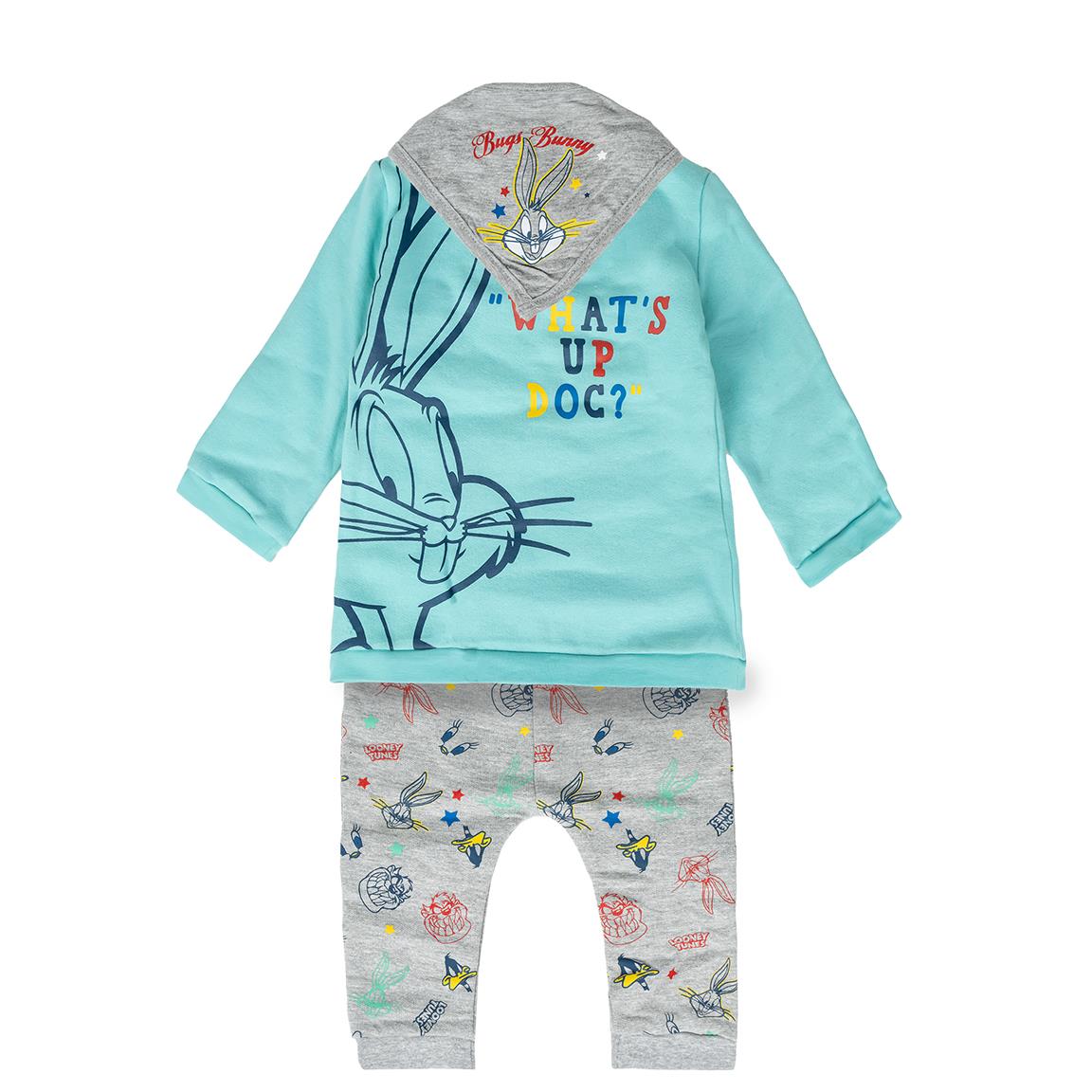 CHANDAL COTTON BRUSHED 3 PIEZAS LOONEY TUNES