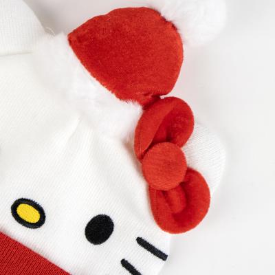 GORRO PUNTO CHRISTMAS HELLO KITTY