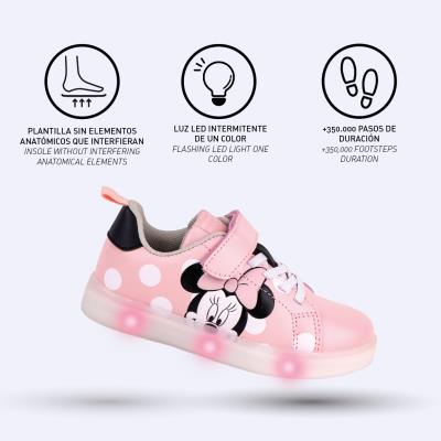 DEPORTIVA SUELA TPR CON LUCES MINNIE