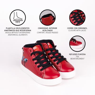 Imagen de DEPORTIVA SUELA PVC BOTA SPIDERMAN