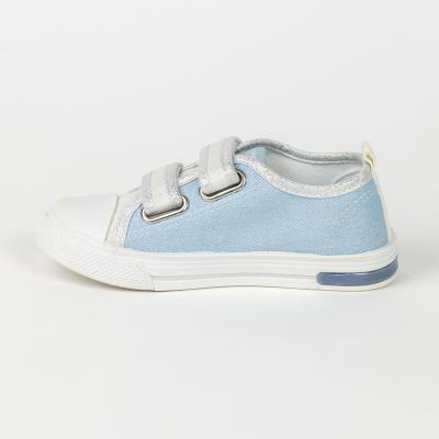 Imagen de ZAPATILLA LONETA SUELA PVC CON LUCES ALGODÓN FROZEN