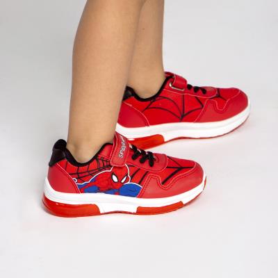 DEPORTIVA SUELA PVC CON LUCES SPIDERMAN