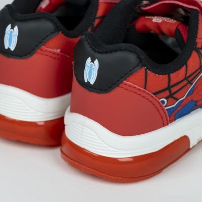 DEPORTIVA SUELA PVC CON LUCES SPIDERMAN