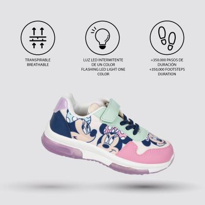DEPORTIVA SUELA PVC CON LUCES MINNIE