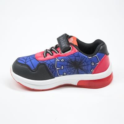 DEPORTIVA SUELA PVC CON LUCES SPIDERMAN