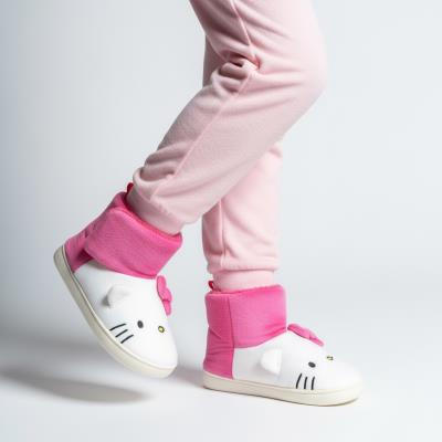 ZAPATILLAS DE CASA BOTA APLICACIONES HELLO KITTY