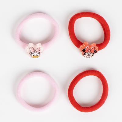 ACCESORIOS PELO COLETERO 4 PIEZAS MINNIE