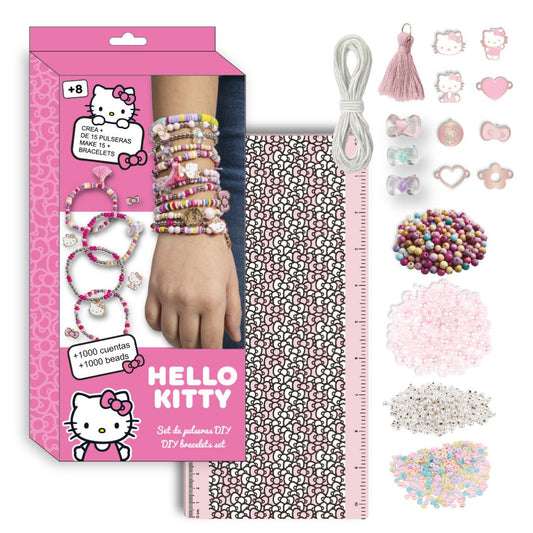 SET DE BELLEZA DIY PULSERA HELLO KITTY