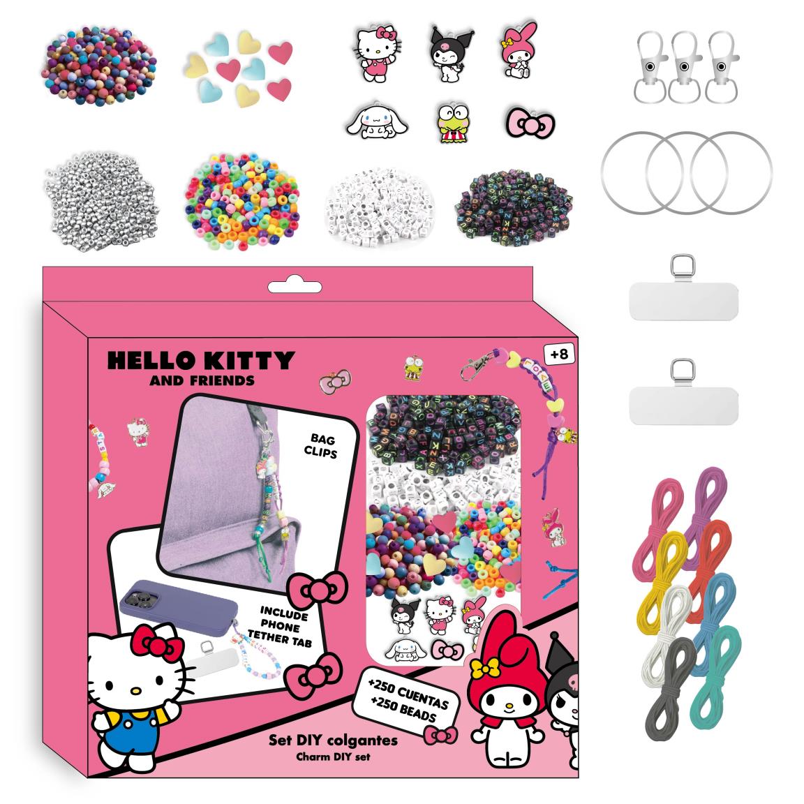 SET DE BELLEZA DIY BAG CLIP HELLO KITTY