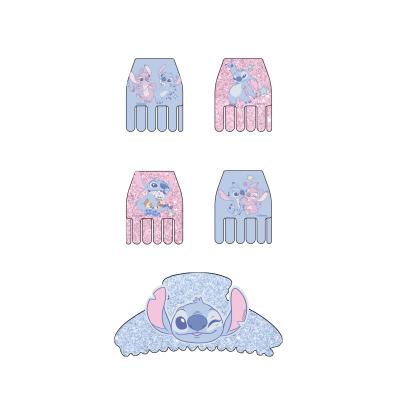 ACCESORIOS PELO CLIPS 5 PIEZAS STITCH