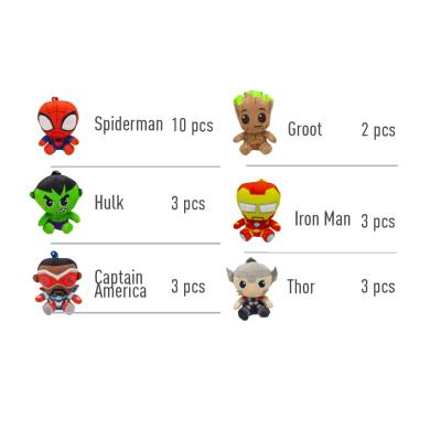 BAG CLIP 24 PIEZAS MARVEL