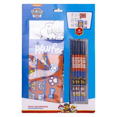 SET DE PAPELERÍA COLOREABLE PAW PATROL