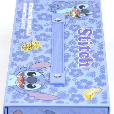 SET PAPELERÍA COLOREABLE MALETÍN STITCH