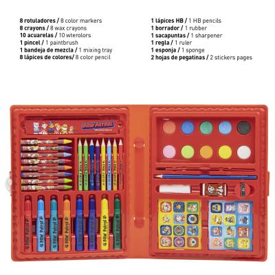 SET COLOREABLE CAJA PAW PATROL
