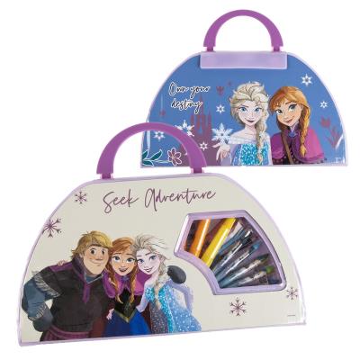 SET PAPELERÍA COLOREABLE 50 PIEZAS FROZEN