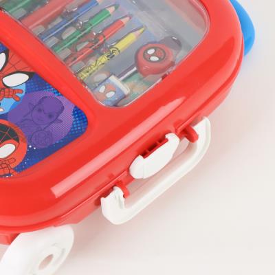 SET PAPELERÍA COLOREABLE TROLLEY SPIDEY