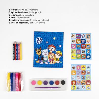 COLOREABLE MOCHILA PAW PATROL