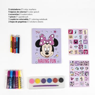 COLOREABLE MOCHILA MINNIE