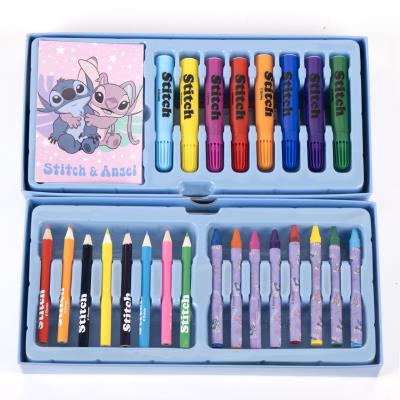 SET COLOREABLE MALETÍN STITCH