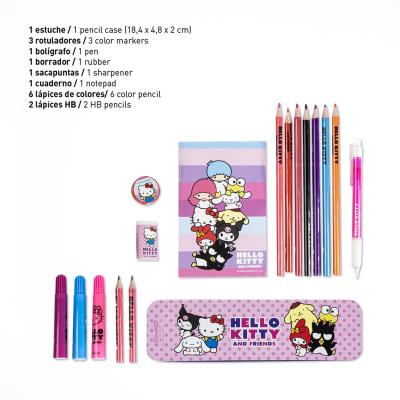 SET PAPELERÍA COLOREABLE HELLO KITTY