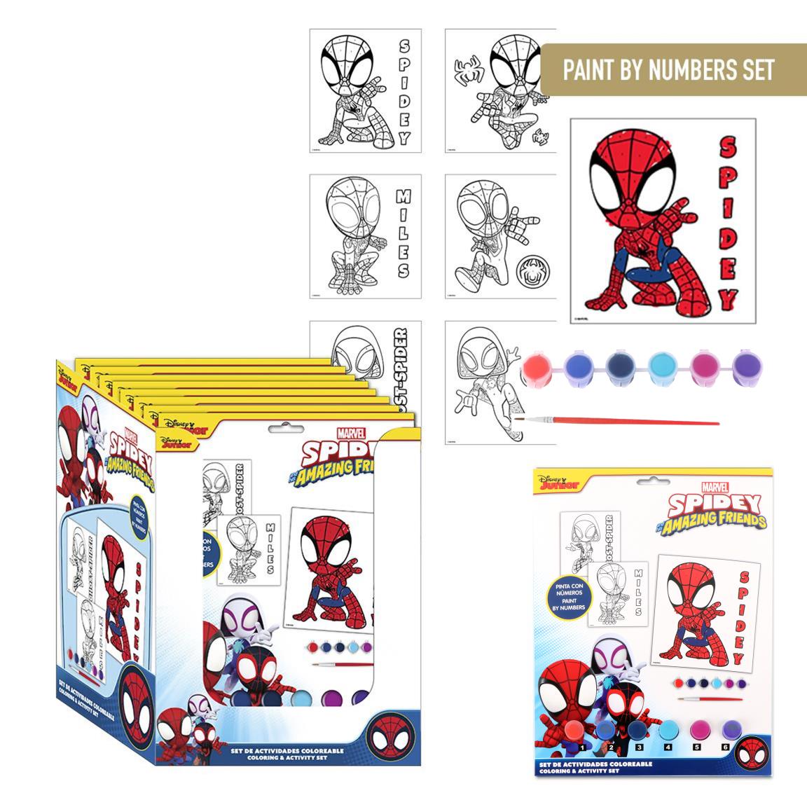 SET DE PAPELERÍA COLOREABLE SPIDEY