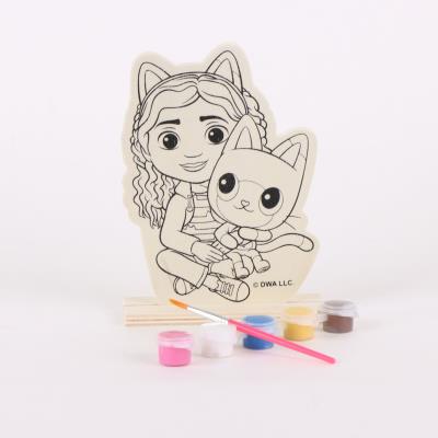 FIGURAS COLOREABLES MADERA GABBY´S DOLLHOUSE