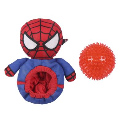 JUGUETE PARA PERRO PELOTA SPIDERMAN
