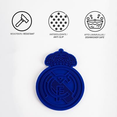 COMEDERO PARA PERRO SILICONA REAL MADRID