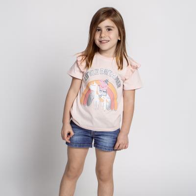 CAMISETA CORTA SINGLE JERSEY PEPPA PIG
