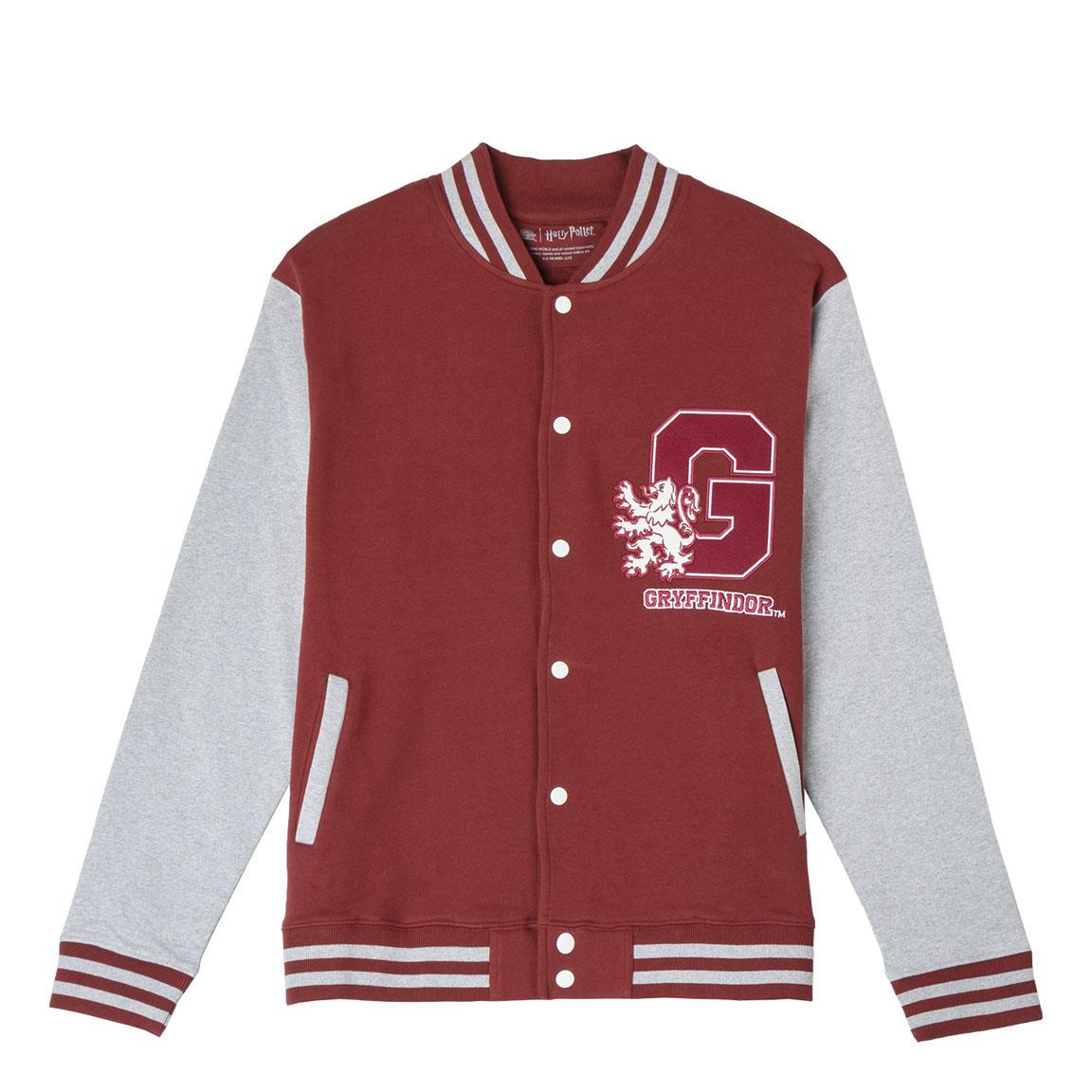 SUDADERA CON CREMALLERA COTTON BRUSHED HARRY POTTER GRYFFINDOR