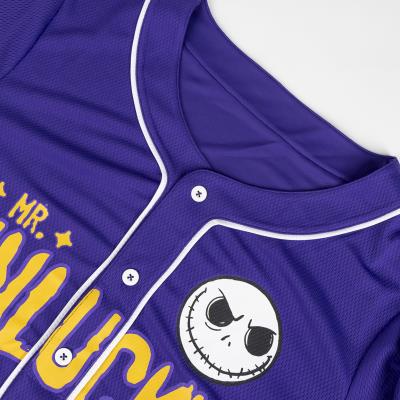 CAMISETA CORTA BASEBALL NIGHTMARE BEFORE CHRISTMAS