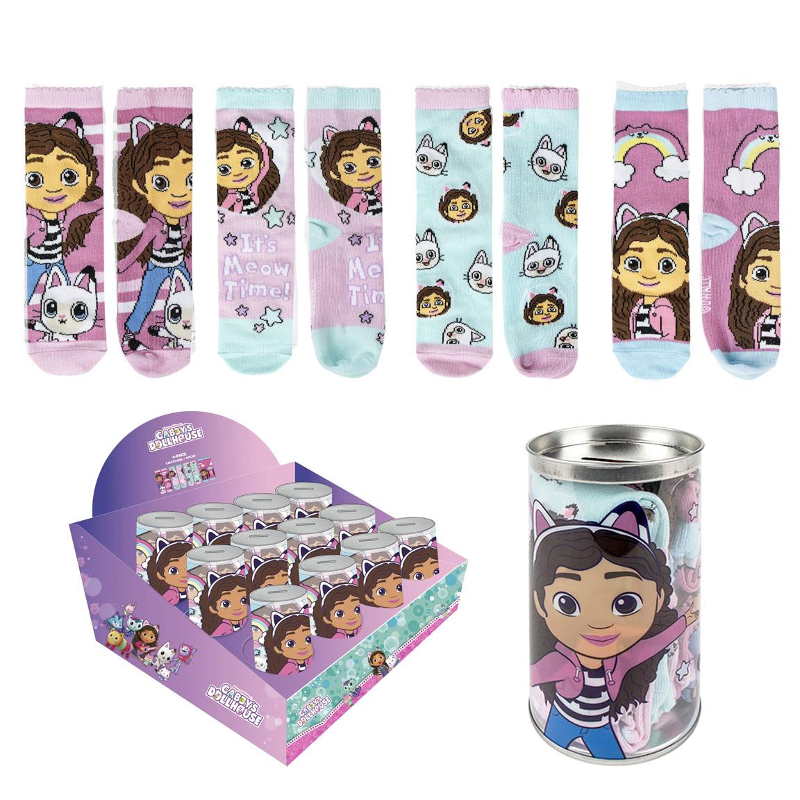 PACK CALCETINES 4 PIEZAS GABBY´S DOLLHOUSE