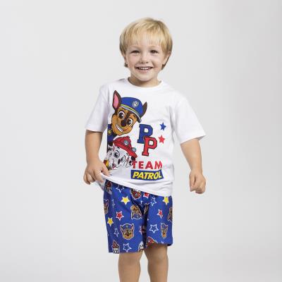 PIJAMA CORTO SINGLE JERSEY PAW PATROL