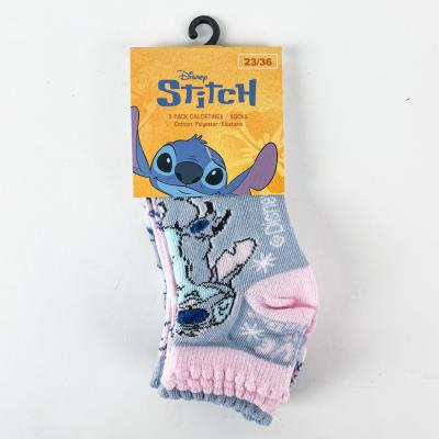 PACK CALCETINES 3 PIEZAS STITCH