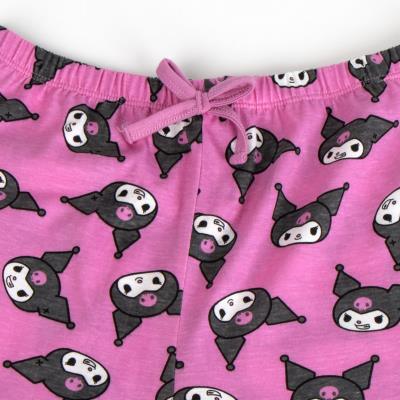 PIJAMA CORTO SINGLE JERSEY HELLO KITTY KUROMI