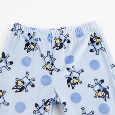 PIJAMA LARGO CORAL FLEECE APLICACIONES BLUEY