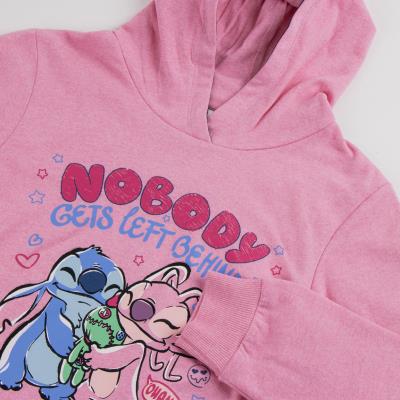 SUDADERA CON CAPUCHA COTTON BRUSHED STITCH