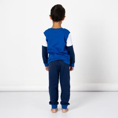 PIJAMA LARGO SINGLE JERSEY REAL MADRID