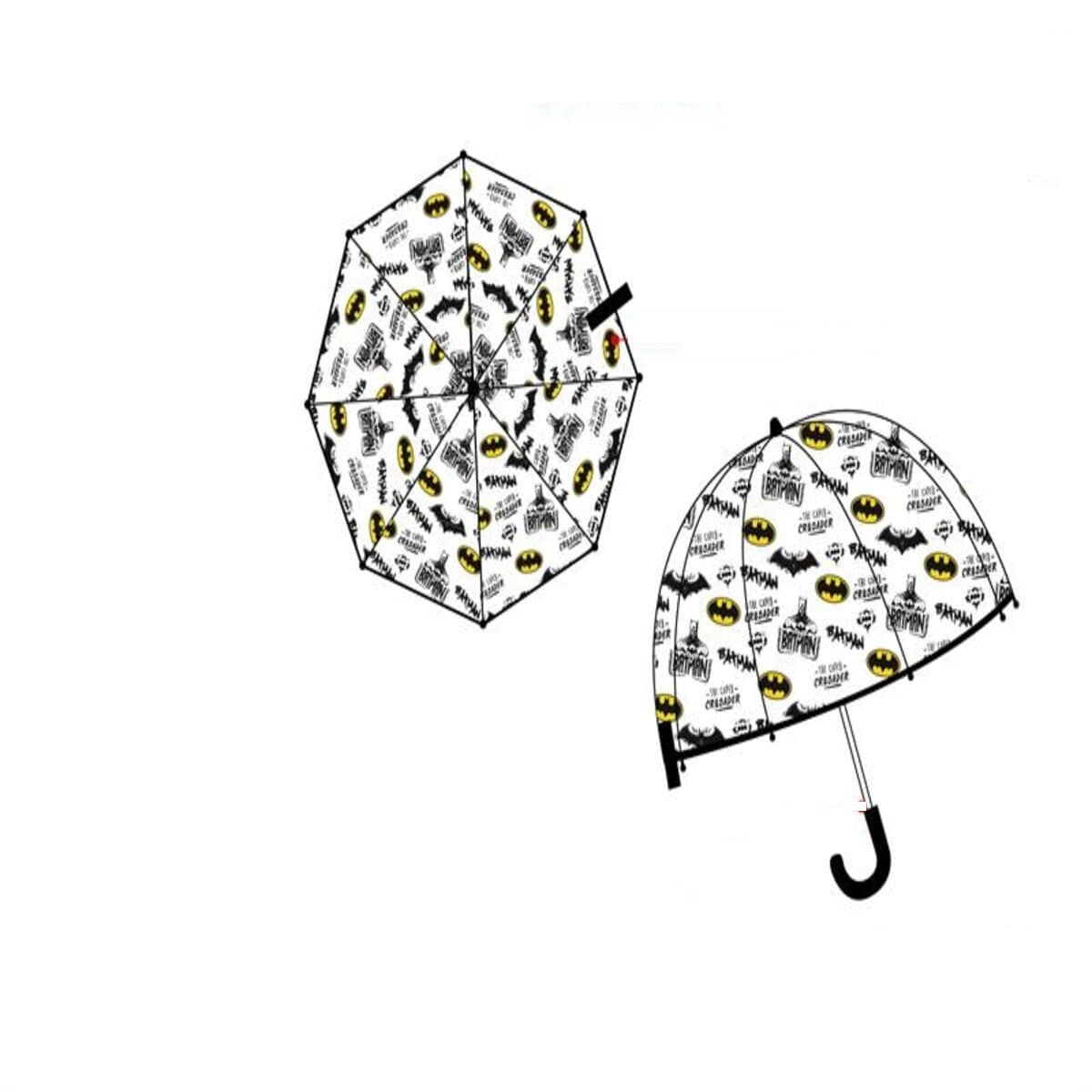 PARAGUAS AUTOMATICO TRANSPARENTE BATMAN