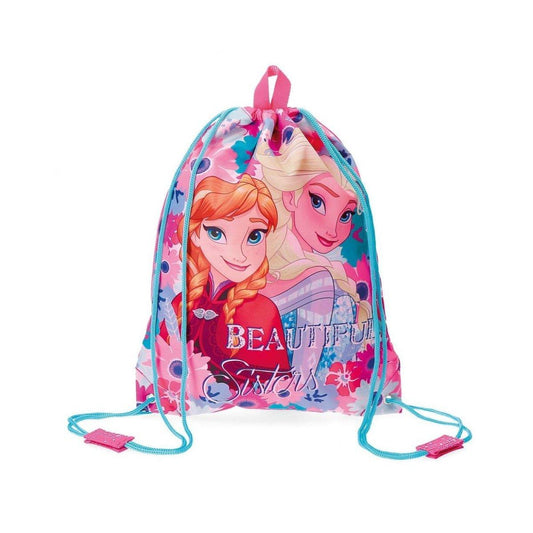 A - SACO GYM FROZEN FLOWERS DISNEY - ILUSION SHOP