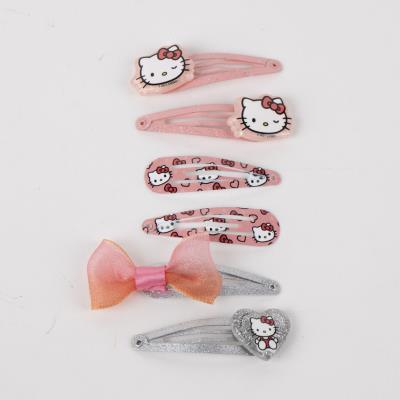ACCESORIOS PELO CLIPS 6 PIEZAS HELLO KITTY - ILUSION SHOP