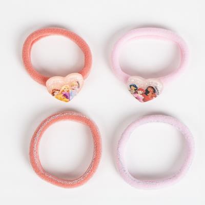 ACCESORIOS PELO COLETERO 4 PIEZAS PRINCESS - ILUSION SHOP