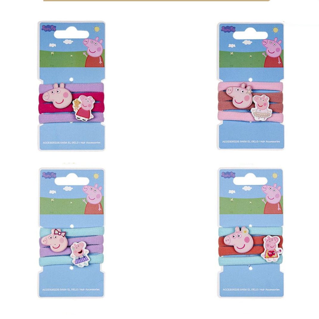ACCESORIOS PELO COLETERO 4 PZ PEPPA PIG - ILUSION SHOP