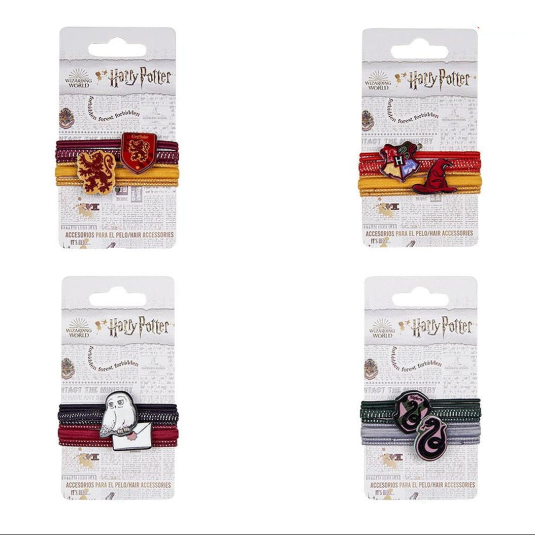 ACCESORIOS PELO ELASTICOS 4 PZ HARRY POTTER - ILUSION SHOP