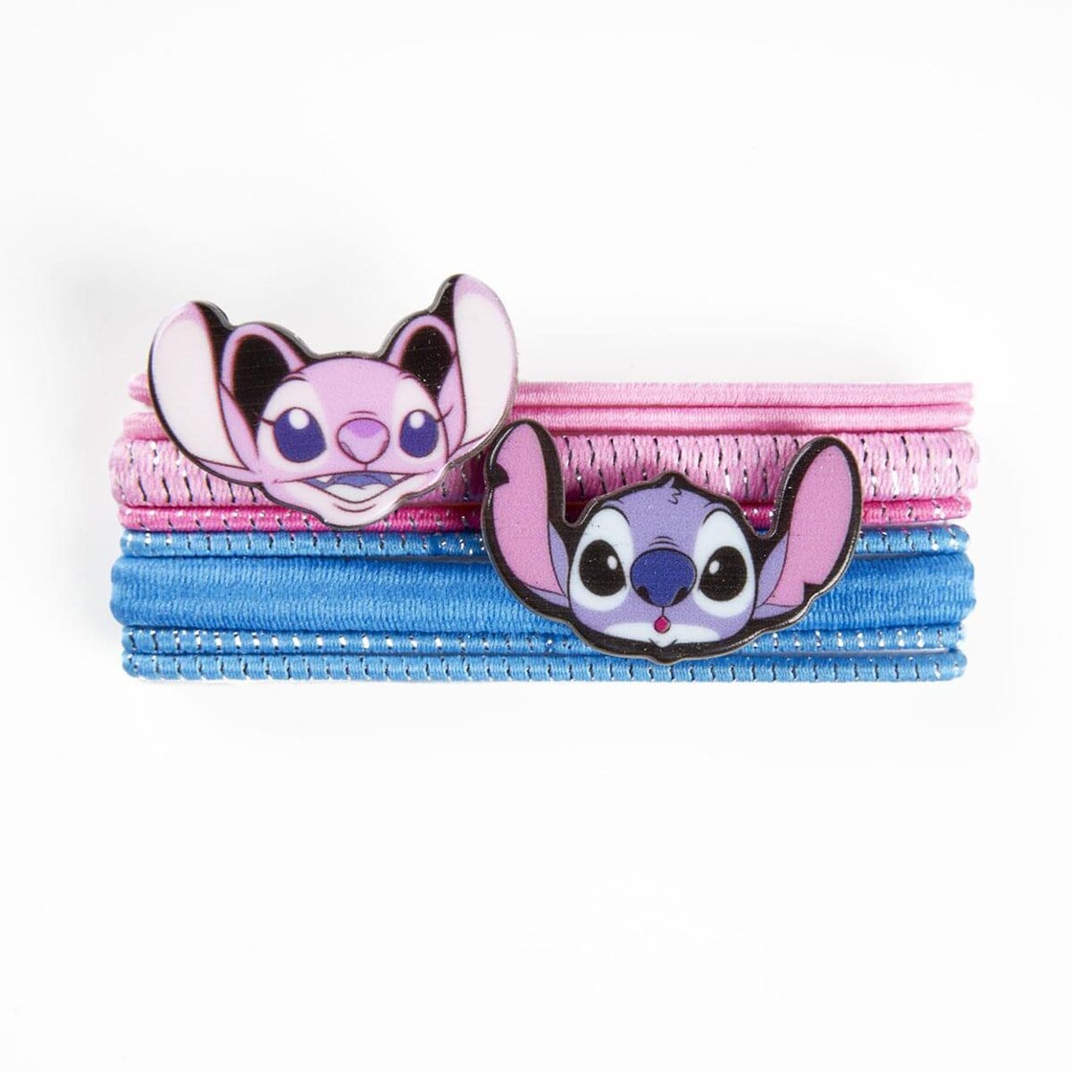 ACCESORIOS PELO ELASTICOS 8 PIEZAS STITCH - ILUSION SHOP